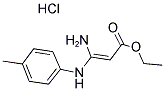 3-ETHOXY-3-OXO-1-(4-TOLUIDINO)-1-PROPEN-1-AMINIUM CHLORIDE CAS#: 318239-42-8