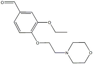 3-ETHOXY-4-(2-MORPHOLIN-4-YLETHOXY)BENZALDEHYDE CAS#: 350998-38-8