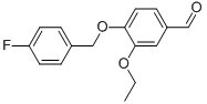 3-ETHOXY-4-(4-FLUORO-BENZYLOXY)-BENZALDEHYDE CAS#: 352455-50-6
