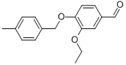 3-ETHOXY-4-[(4-METHYLBENZYL)OXY]BENZALDEHYDE CAS#: 351066-35-8
