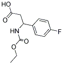 3-ETHOXYCARBONYLAMINO-3-(4-FLUORO-PHENYL)-PROPIONIC ACID CAS#: 332052-66-1