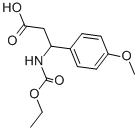 3-ETHOXYCARBONYLAMINO-3-(4-METHOXY-PHENYL)-PROPIONIC ACID CAS#: 332052-65-0