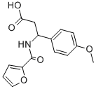 3-[(FURAN-2-CARBONYL)-AMINO]-3-(4-METHOXY-PHENYL)-PROPIONIC ACID CAS#: 332052-52-5