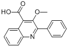 3-METHOXY-2-PHENYLQUINOLINE-4-CARBOXYLIC ACID CAS#: 41957-64-6