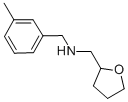 (3-METHYL-BENZYL)-(TETRAHYDRO-FURAN-2-YLMETHYL)-AMINE CAS#: 356530-65-9