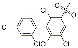 3-Methylsulfonyl-2,2',4',5,6-pentachlorobiphenyl CAS#: 149949-86-0