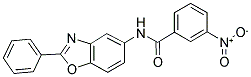 3-NITRO-N-(2-PHENYL-BENZOOXAZOL-5-YL)-BENZAMIDE CAS#: 331447-57-5