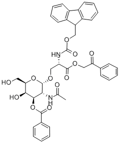 3-O-Benzoyl-N-acetyl-a-D-galactosaminyl-1-O-N-(Fmoc)serine Phenacylester CAS#: 172939-67-2