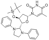 3'-O-(TBDMS)-5'-DEOXY-5'-(1,3-DIPHENYL-2-IMIDAZOLIDINYL)THYMIDINE CAS#: 149741-58-2