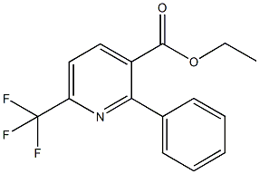 3-PYRIDINECARBOXYLIC ACID, 2-PHENYL-6-(TRIFLUOROMETHYL)-, ETHYL ESTER CAS#: 149770-27-4