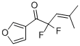3-Penten-1-one, 2,2-difluoro-1-(3-furanyl)-4-methyl- (9CI) CAS#: 334873-84-6