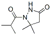 3-Pyrazolidinone, 5,5-dimethyl-1-(2-methyl-1-oxopropyl)- CAS#: 174470-68-9