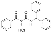 3-Pyridinecarboxamide, N-(((diphenylmethyl)amino)carbonyl)-, monohydro chloride CAS#: 171258-74-5