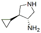 3-Pyrrolidinamine,4-cyclopropyl-,trans-(9CI) CAS#: 154206-08-3
