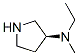 3-Pyrrolidinamine,N-ethyl-N-methyl-,(S)-(9CI) CAS#: 169750-78-1