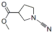 3-Pyrrolidinecarboxylicacid,1-cyano-,methylester(9CI) CAS#: 367906-55-6