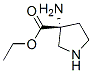 3-Pyrrolidinecarboxylicacid,3-amino-,ethylester,(R)-(9CI) CAS#: 145166-61-6