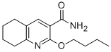 3-Quinolinecarboxamide, 5,6,7,8-tetrahydro-2-butoxy- CAS#: 171011-09-9