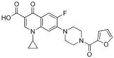 3-Quinolinecarboxylic acid, 1-cyclopropyl-6-fluoro-7-[4-(2-furanylcarbonyl)-1-piperazinyl]-1,4-dihydro-4-oxo- CAS#: 383902-78-1