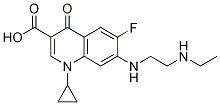 3-Quinolinecarboxylic acid, 1-cyclopropyl-7-[[2-(ethylaMino)ethyl]aMino]-6-fluoro-1,4-dihydro-4-oxo- CAS#: 149091-97-4