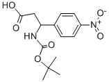 3-TERT-BUTOXYCARBONYLAMINO-3-(4-NITRO-PHENYL)-PROPIONIC ACID CAS#: 172833-36-2