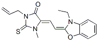 3-allyl-5-[(3-ethyl-3H-benzoxazol-2-ylidene)ethylidene]-1-methyl-2-thioxoimidazolidin-4-one CAS#: 41504-42-1