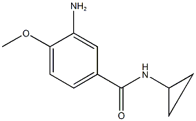 3-amino-N-cyclopropyl-4-methoxybenzamide CAS#: 312629-04-2