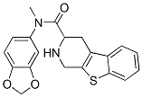 3-((benzodioxol-5-yl)methylaminocarbonyl)-1,2,3,4-tetrahydro(1)benzothieno(2.3-c)pyridine CAS#: 151227-58-6