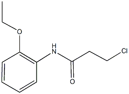 3-chloro-N-(2-ethoxyphenyl)propanamide CAS#: 334504-88-0