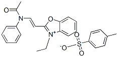 3-ethyl-2-[2-(N-phenylacetamido)vinyl]benzoxazolium p-toluenesulphonate CAS#: 42880-17-1