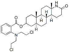 3-hydroxy-13-amino-13,17-seco-5alpha-androstan-17-oic-13,17-lactam 2-N,N-bis(2-chloroethyl)aminobenzoate CAS#: 157757-66-9