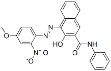3-hydroxy-4-[(4-methoxy-2-nitrophenyl)azo]naphthalene-2-carboxanilide CAS#: 4154-63-6