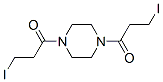 3-iodo-1-[4-(3-iodopropanoyl)piperazin-1-yl]propan-1-one CAS#: 41373-82-4
