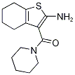 3-(piperidin-1-ylcarbonyl)-4,5,6,7-tetrahydro-1-benzothiophen-2-amine(SALTDATA: FREE) CAS#: 331760-59-9