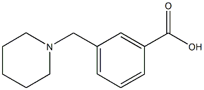 3-(piperidin-1-ylmethyl)benzoic acid CAS#: 158861-24-6