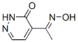 3(2H)-Pyridazinone, 4-[1-(hydroxyimino)ethyl]- (9CI) CAS#: 352212-49-8