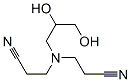 3,3'-[(2,3-dihydroxypropyl)imino]bispropiononitrile CAS#: 4220-30-8
