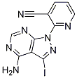 2-(4-amino-3-iodo-1H-pyrazolo[3,4-d]pyrimidin-1-yl)-pyridin-3-yl cyanide CAS#: 330793-29-8