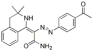 2-[(4-Acetylphenyl)azo]-2-(3,4-dihydro-3,3-diMethyl-1(2H)-isoquinolinylidene)acetaMide CAS#: 331001-62-8