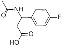 N-ACETYL-2-(4-FLUOROPHENYL)-DL-BETA-ALANINE CAS#: 332052-58-1