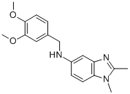 (3,4-DIMETHOXY-BENZYL)-(1,2-DIMETHYL-1H-BENZOIMIDAZOL-5-YL)-AMINE CAS#: 337925-60-7