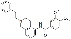 3,4-Dimethoxy-N-(1,2,3,4-tetrahydro-2-phenethylisoquinolin-5-yl)benzamide CAS#: 41957-49-7