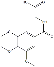 (3,4,5-TRIMETHOXYBENZOYL)AMINO]ACETIC ACID CAS#: 40915-27-3