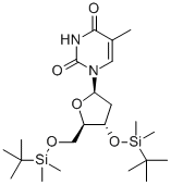 3',5'-BIS-O-(T-BUTYLDIMETHYLSILYL)THYMIDINE CAS#: 40733-26-4