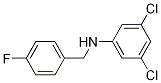 3,5-Dichloro-N-(4-fluorobenzyl)aniline, 97% CAS#: 356531-57-2