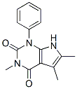 3,5,6-Trimethyl-1-phenyl-1H-pyrrolo[2,3-d]pyrimidine-2,4(3H,7H)-dione CAS#: 40678-91-9