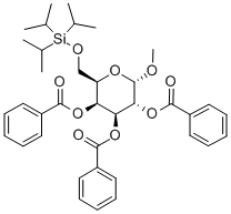 Methyl-6-O-(triisopropylsilyl)-2,3,4-tri-O-benzoyl-α-D-galactopyranoside CAS#: 356060-82-7