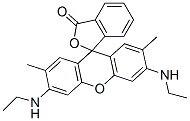 3',6'-bis(ethylamino)-2',7'-dimethylspiro[isobenzofuran-1(3H),9'-[9H]xanthene]-3-one CAS#: 41382-37-0