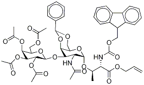 N-Fmoc-4,6-benzylidene-2’3’4’6’-tetra-O-acetyl T Epitope, Threonyl Allyl Ester CAS#: 384346-85-4