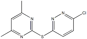 3-CHLORO-6-[(4,6-DIMETHYLPYRIMIDIN-2-YL)THIO]PYRIDAZINE CAS#: 393183-65-8